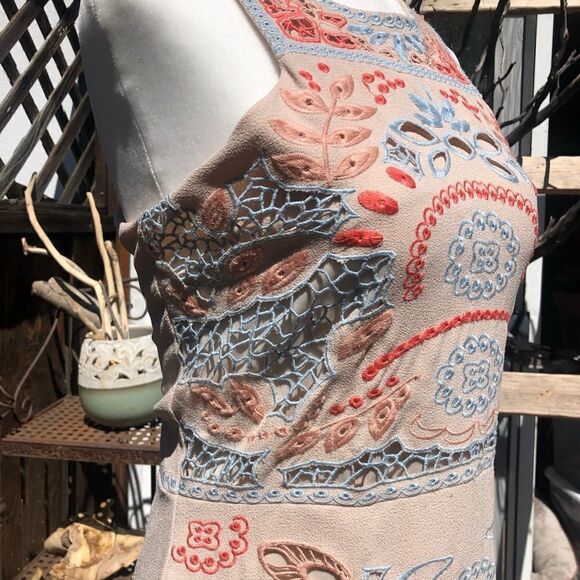 J.O.A. Embroidered Lace Sleeveless Tank Dress - Picture 5 of 8